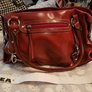 Red Leather Purse
